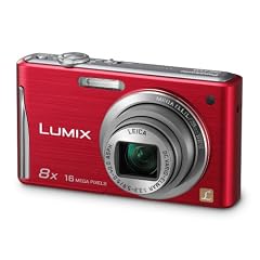 Panasonic Lumix DMC-FS35EG-R Digitalkamera (16 Megapixel, 8-fach opt. Zoom, 6,7 cm (2,7 Zoll) Display, bildstabilisiert) rot