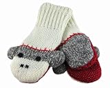 DeLux Sock Monkey Wool Animal Mittens