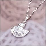 Pendentif Canard. En cadeau nous vous offrons la boite &agrave; bijoux ! Pendentif femme &eacute;l&eacute;gant et raffin&eacute;