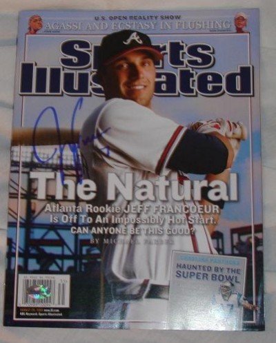 Jeff Francoeur Autographed/Hand Signed Atlanta Braves Sports Illustrated
