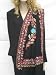 SHAWLS / SCARF -CASHMERE PASHMINA WRAP WITH ALL OVER CREWEL EMBROIDERY