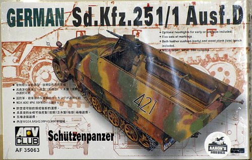 afv club models 1 35 german sdkfz 251 half track  more detail click!