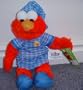 Sesame Street Bedtime Pal Elmo 10" Doll in Pajamas with Tags