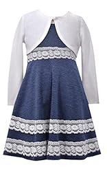 Girls Lace Banding Cotton/Ponte/Spandex/Knit Long Sleeves Sleeveless  Dress with a Brush/Sweep Train 