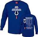 Indianapolis Colts Super Bowl XLI Champions Schedule Long Sleeve T-Shirt