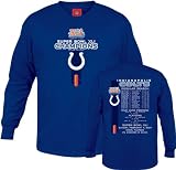 Indianapolis Colts Super Bowl XLI Champions Schedule Long Sleeve T-Shirt