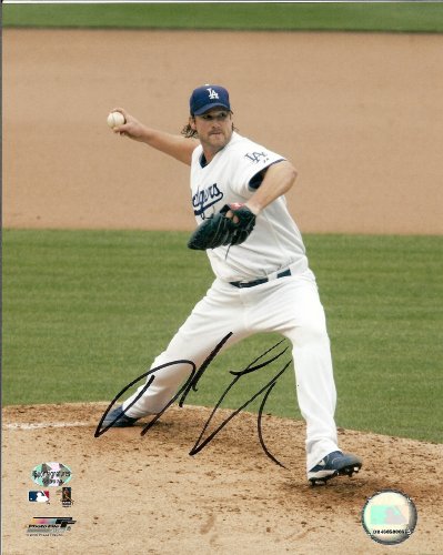Derek Lowe Signed Los Angeles Dodgers 8x10 Photo