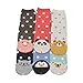FloraKoh Women Cotton Crew Casual Socks 6 Pair Pack Colors (Animal)