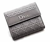 【並行輸入】クリスチャンディオール [Christian Dior] アベニュー 三つ折り財布 ADC43208 AGN A301 型押しカーフレザー ライトグレー(Argent) Christian Dior 三つ折り財布