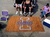 Univ of Illinois ULTI-MAT 5'x8' Floor Mat (Rug) - Illinois Fighting Illini NCAA College Athletics