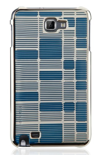 Belkin Shield Micra Bricks Schutzh&uuml;lle f&uuml;r Samsung Galaxy Note t&uuml;rkis/chrome-schwarz