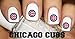 Rico MLB Chicago Cubs Nail Tattoos