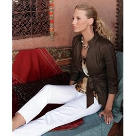 Buy AK Anne Klein Blazer, Three-Quarter Sleeve Belted by Anne Klein New York