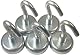 5 Neodymium Hook Magnets - Each Holds up to 25 Pounds