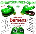 Alzheimer Demenz - Krokodil Orientierungs-Spiel 25 "inkl. 25 Orientierungs-Karten zur Gegenwart"