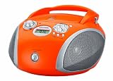 Grundig RCD 1440 Tragbarer Radiorekorder (MP3, CD-R/RW) orange