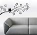 Cute Owl on a Branch Wall Decal 48"w x 20" tall Lipstick Red Cute Owl on a Branch Wall Decal 48"w x 20" tall Lipstick Red