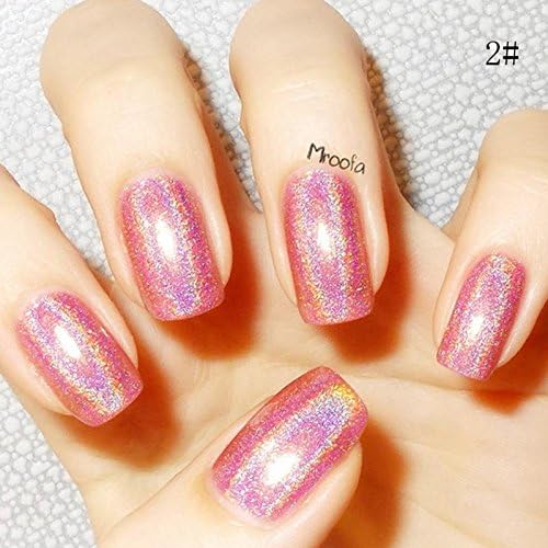 PrimeKey 6ml Hologram nail polish Polish Varnish Hologram Effect 12 Color 2#