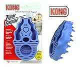 KONG ZoomGroom, Dog Grooming Brush, Boysenberry