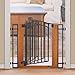 Summer Infant Wood and Metal Walk-Thru Gate, Brown/Black