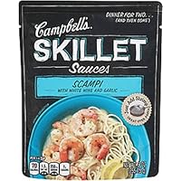 Campbell's Skillet Sauces, Scampi with White Wine and Garlic, 9-Ounce Pouches