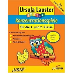 Konzentrationsspiele f�r das 1. und 2. Schuljahr