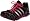 Black/Metallic Silver/Strong Pink