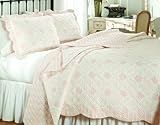 American Mills Donnelly Full/Queen Quilt Set, Pink