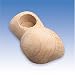 Gütermann / KnorrPrandell 8493286 - Holzfuss 47x28mm, 2 Stück/Beutel