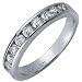 0.10Ct Diamond Waterway Ladies Wedding Band