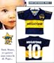 BOCA JUNIORS Official and Licensed BABY soccer jersey. Sizes 1 - 2 - 3 (Newborn to 18 months)