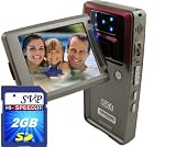 SVP HDDV-2880R 16MP Max TOUCH BUTTON 2.5-inch 270 DEGREE LCD Digital Video Camcorder + FREE 2GB High Speed SD Memory Card