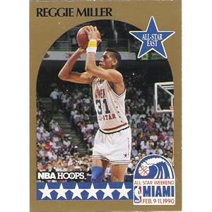 1990-91 Hoops 7 Reggie Miller AS SP (Basketball Cards)