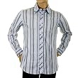 D&G, Dolce & Gabbana blue striped shirt
