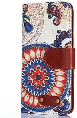 [YO-SHOP]Sunflower Pattern Oxhide Character Retro PU Leather Case for iPhone 6 Plus