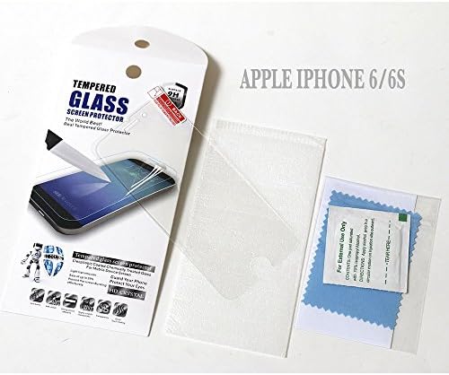 iCaseAir 2016 Newest iPhone premium tempered glass screen protector (0.3mm thick real glass, 9H hardness) (iPhone 6 /6s 4.7 inches screen)