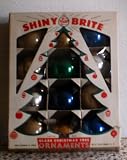 Vintage Shiny Brite Glass Christmas Ornaments 1950's