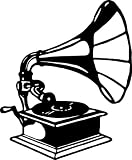 Vintage Phonograph Vinyl Wall Decal
