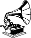 Vintage Phonograph Vinyl Wall Decal