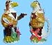 Bald Eagle Pilot 3D Character LE German Beer Stein 1L