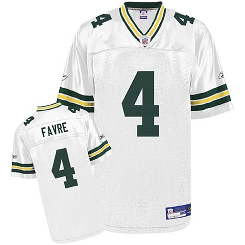 Brett Favre White Reebok Youth Jersey