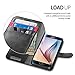 Spigen Wallet S Galaxy S6 Case with Foldable Cover and Kickstand Feature for Galaxy S6 2015 - Black