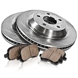 Image : Callahan REAR Premium Grade OE 6 Lug 348 mm [2] Rotors + [4] Quiet Low Dust Ceramic Brake Pads Kit CFP40231B