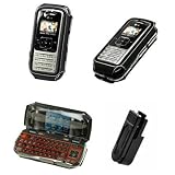 CELLET STINGRAY RUBBER CASE COVER (with Detachable Belt Clip) for VERIZON LG enV VX-9900 VX9900 Phone