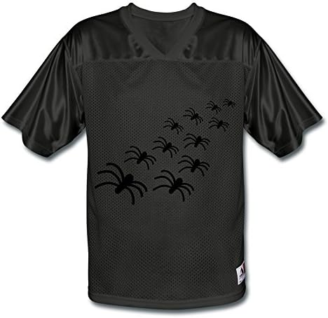 FQY Men's Spiders Football Jerseys M Black