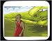 Mouse Pad with man, Africa, tribe