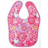 Tuc Tuc Trendy Pink Print Waterproof Baby Girl Bib. Chip Chip Collection.