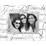 Malden Clear Expressions Glass Picture Frame, Friends, 4 by 6-Inch