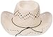 Simplicity Men's & Women's Western Style Cowboy / Cowgirl Straw Hat,Beige