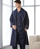 Nautica Pajama Shirt, Anchor Camp Pajama Shirt Navy Dot Print M